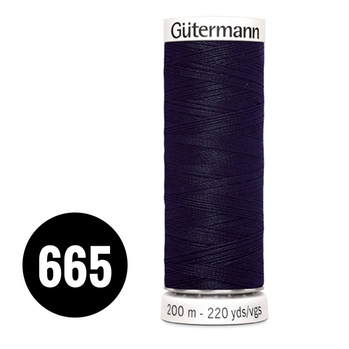 Gütermann 665 Dark Navy 200M (043) - (Sewing Threads)