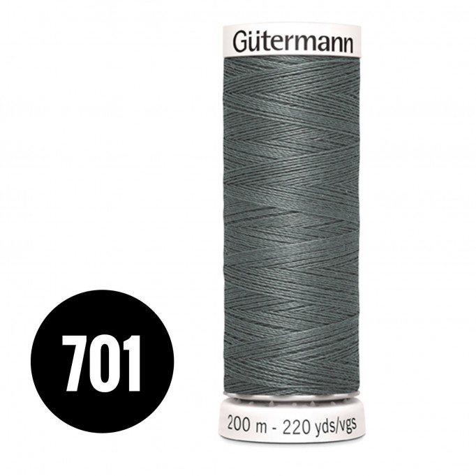 Gütermann 701 Anthracite 200M (043) - (Sewing Threads)