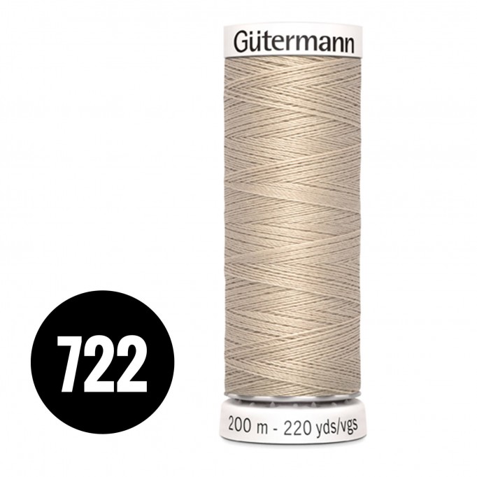 Gütermann 722 Beige Cream 200M (043) - (Sewing Threads)