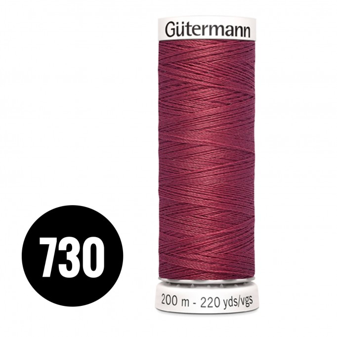 Gütermann 730 Light Bordeaux 200M (043) - (Sewing Threads)