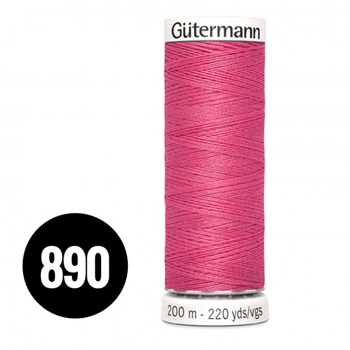 Gütermann 890 Fuchsia 200M (043) - (Sewing Threads)