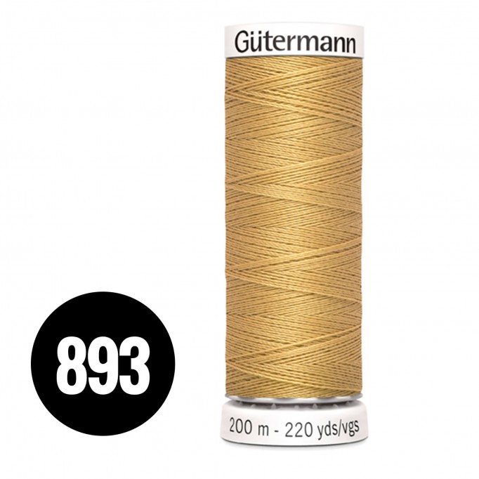 Gütermann 893 Yellow Ocher 200M - (Sewing Threads)