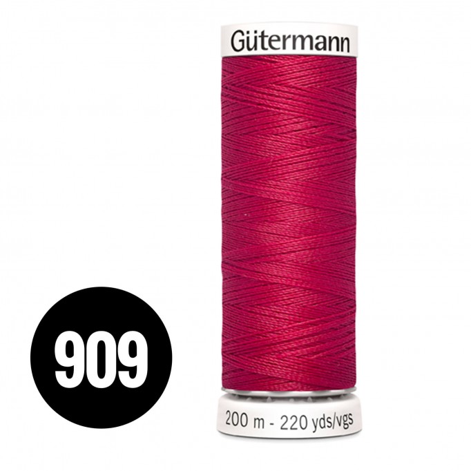 Gütermann 909 Warmly Red 200M - (Sewing Threads)