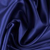 Stretch Silke Satin Stof Kobolt  - (Fashion Stoffer)