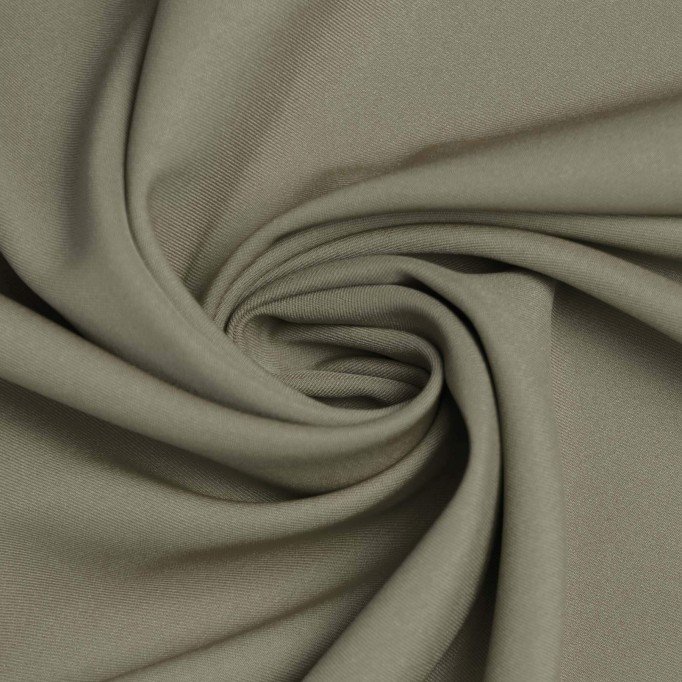 Stretch Gabardine Stof (Bambus Touch) Oliven - (Gabardine Stof)