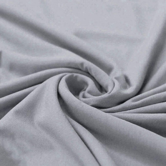 Bamboo Jersey Fabric Light Grey - (Jersey Fabrics)