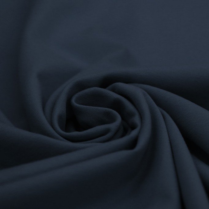 Cotton Jersey Knit Fabric Navy - (Jersey Fabric Cotton )