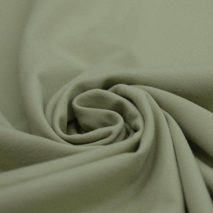 Cotton Jersey Knit Fabric Olive - (Jersey Fabric Cotton )