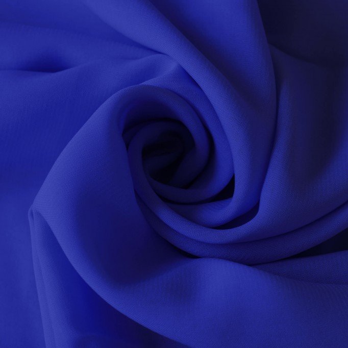 Chiffon Fabric Cobalt - (Chiffon Fabric)