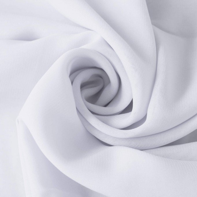 Chiffon Fabric White - (Chiffon Fabric)