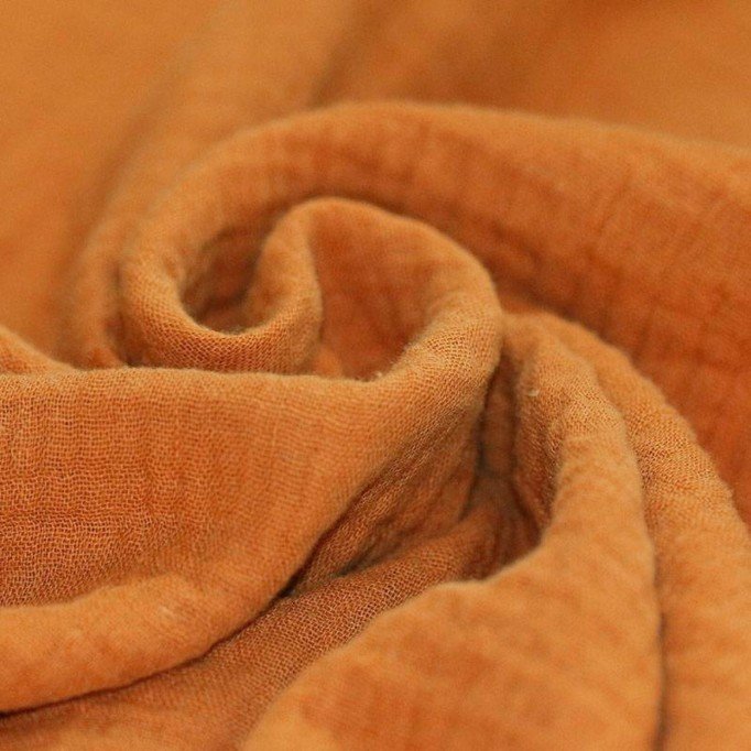 Double Gauze Fabric Dusty Orange - (Deco Fabrics)