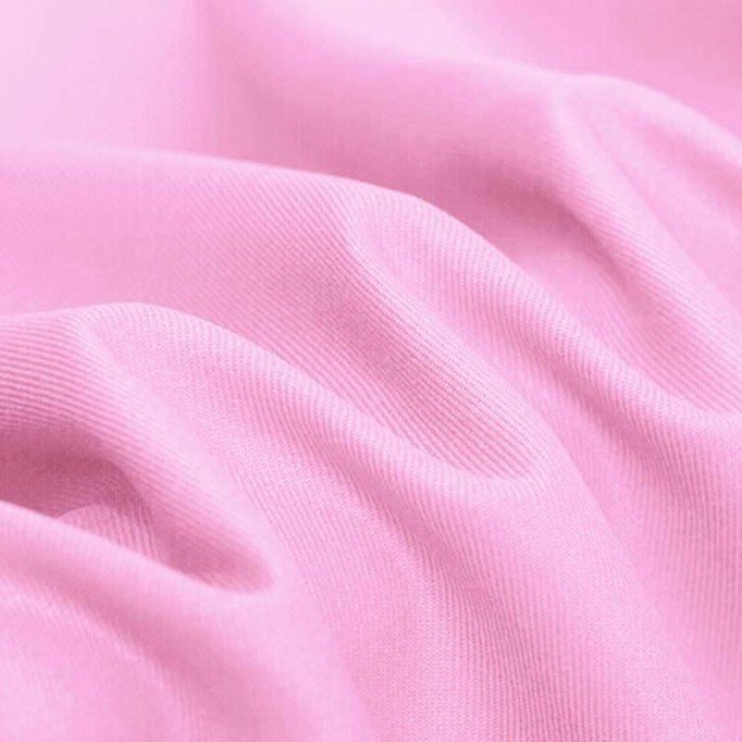 Bomuld Twill Pink - (Bomuld Twill Stof)