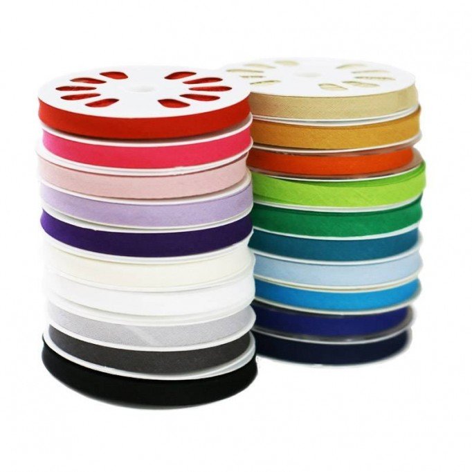 Cotton Bias Binding 12mm Package 20 Colors x 20 Meter - (Ribbons )