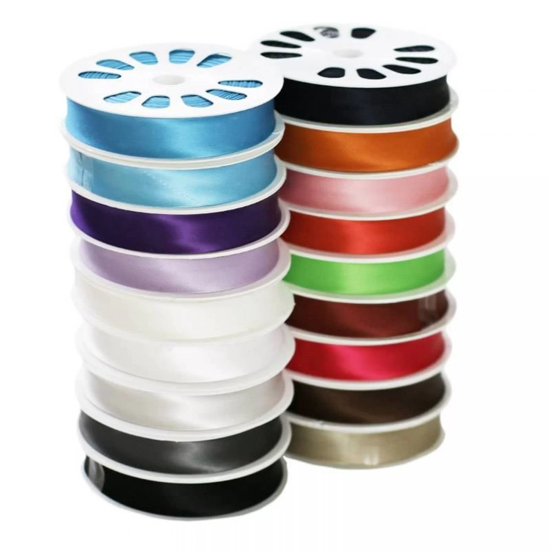 Satin Bias Binding 20mm Package 18 Colors x 20 Meter