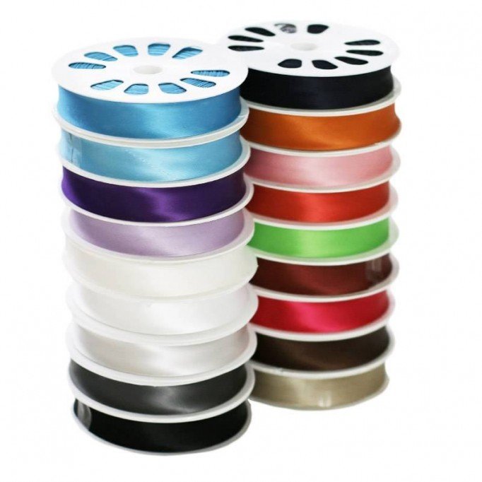 Satin Bias Binding 20mm Package 18 Colors x 20 Meter - (Ribbons )