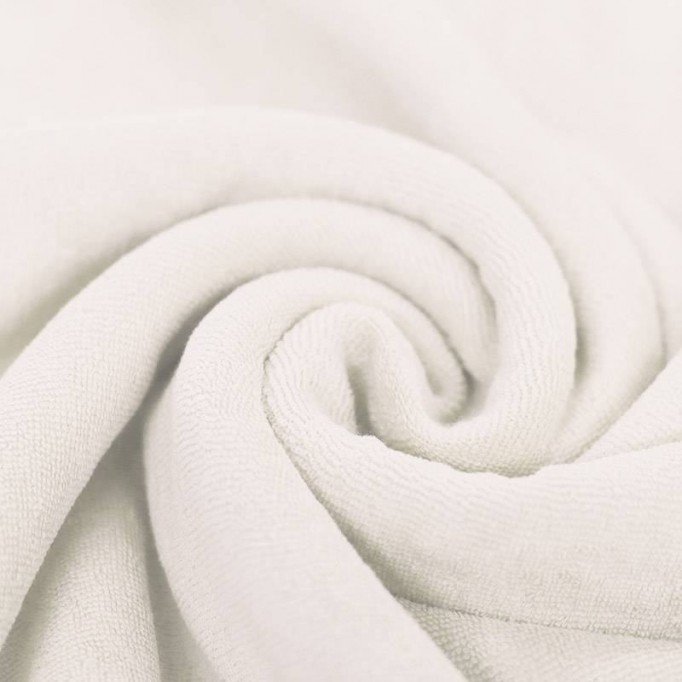 Stretch Toweling Fabric Ecru - (Stretch Toweling Fabric)