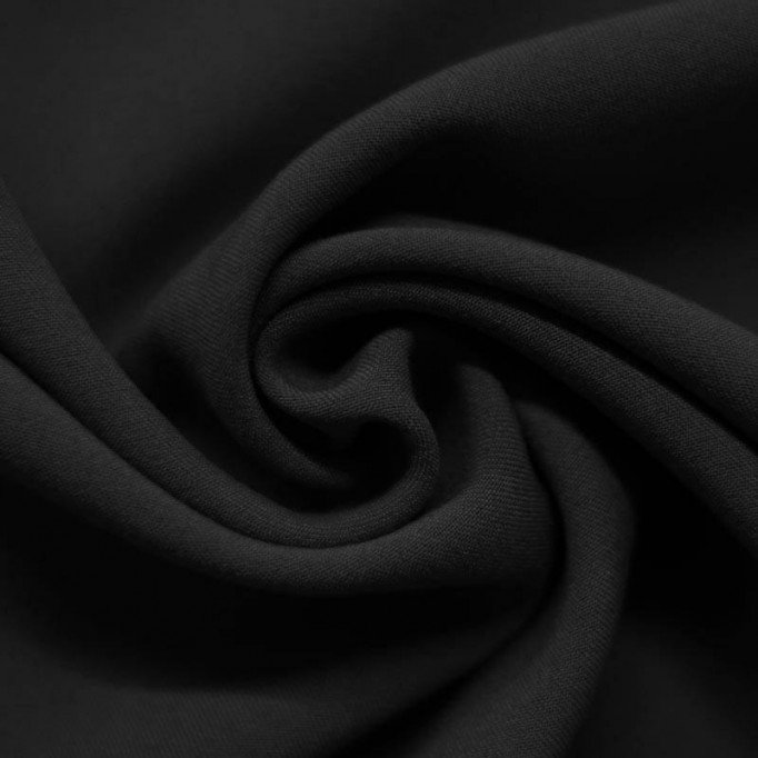 Gabardyna Bi-Stretch Czarny Gabardine Fabric 