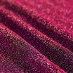 Jersey Glitter Mørk Fuchsia - (Jersey Glitter Stof)