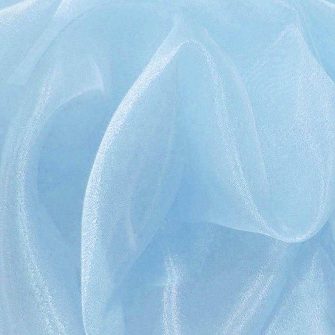 Organza Fabric Baby Blue Tkanina Organza