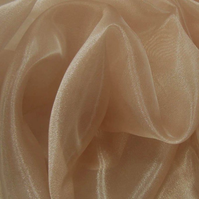 Organza Fabric Camel Tkanina Organza