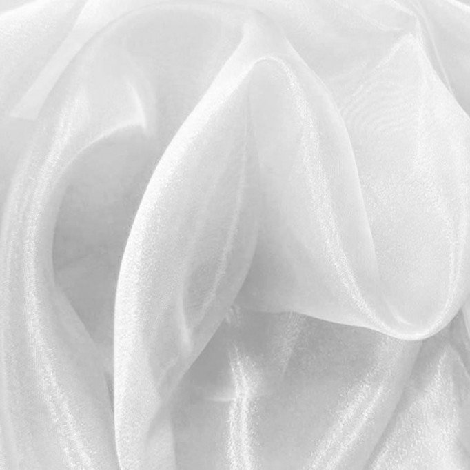 Organza Fabric White Tkanina Organza