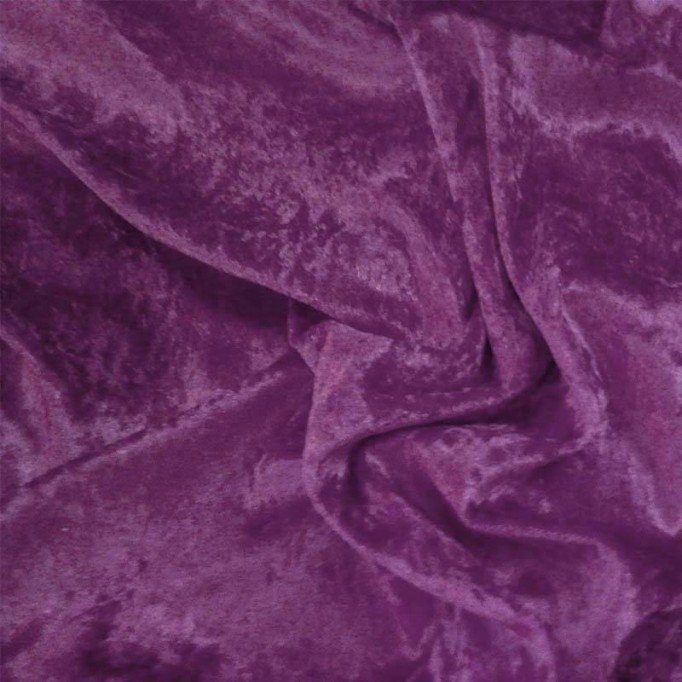 Panne Velvet Fabric Eggplant - (Panne Velvet Fabric)