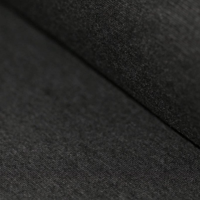 Punta Di Milano Jersey Dark Grey Melange - (Jersey Fabrics)