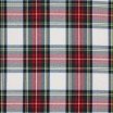 Tkanina Szkocka Kratę (Tartan) Biały Stuwart | Rijs Textiles