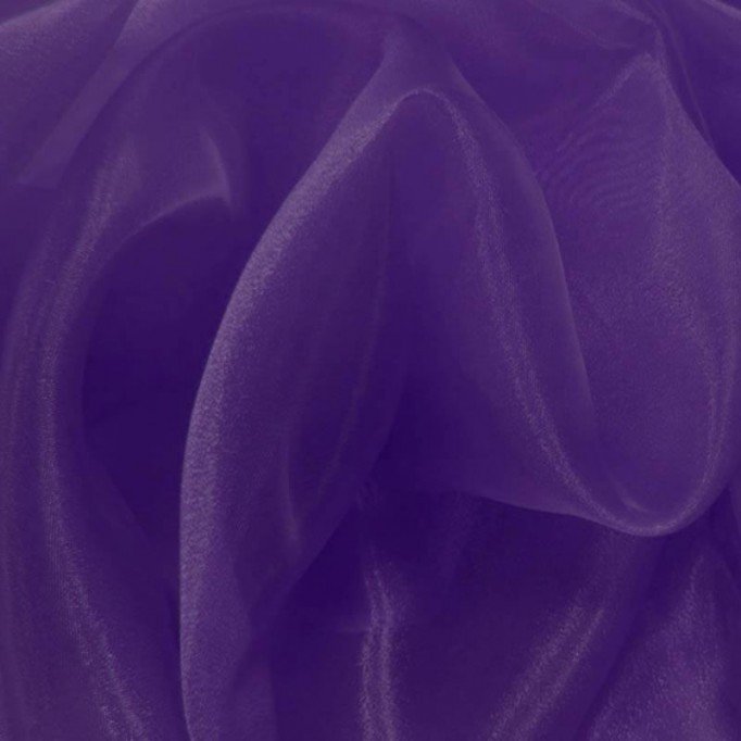 Organza Fabric Purple Tkanina Organza