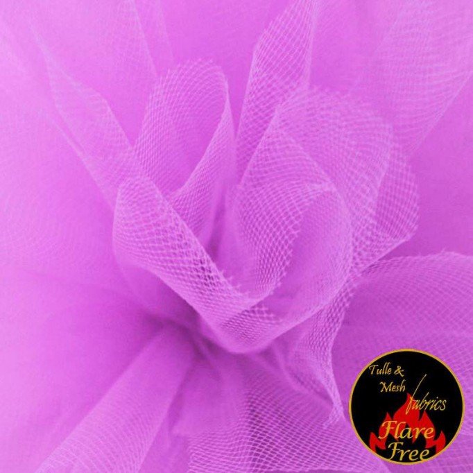 Tulle Fabric Lila Pink (Lavender) - (Tulle Fabric)