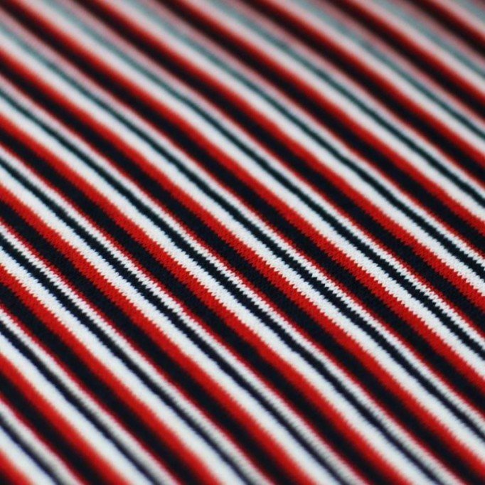 Cuffs Rib Stripes Maritime Colors Dzianina Ściągaczowa