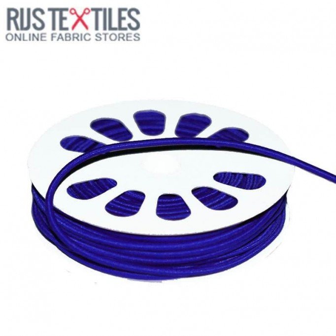 Elastic Cord Cobalt 3mm (Per Meter) Sznurki Elastyczna 3mm