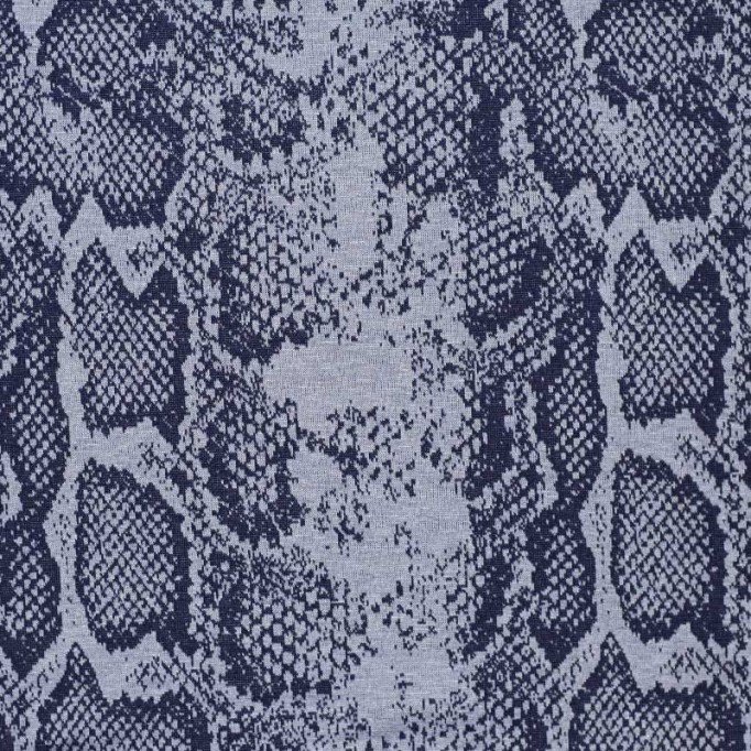 Jacquard Fabric - Snake Pattern Jeans Tkaninowy Outlet